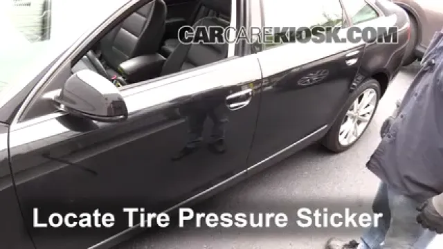 2011 Audi A6 Quattro 3.0L V6 Supercharged Pneus et roues Vérifier la pression des pneus